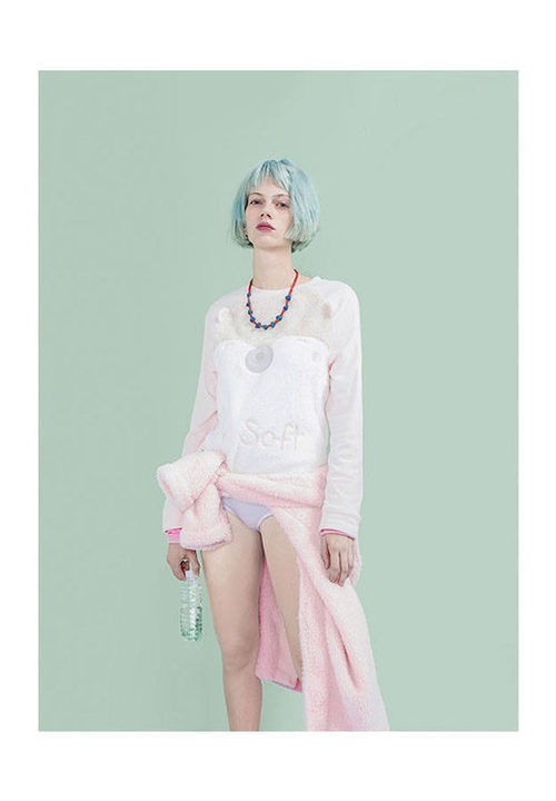 Camiseta de pijama con cara y orejas de animal de la colección otoño/invierno 2015/2016 Sleepwear de Oysho