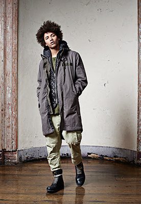 Parka gris de la colección de invierno 2016 de G-Star Raw