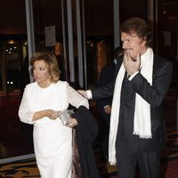 María Teresa Campos y Bigote Arrocet en la entrega de las Antenas de Oro 2015