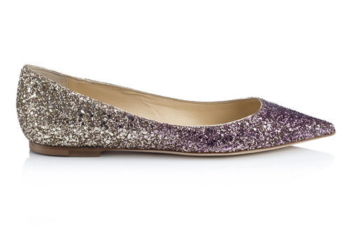 Bailarina plana glitter de la línea Let it Shine de la colección Cruise 2015 de Jimmy Choo