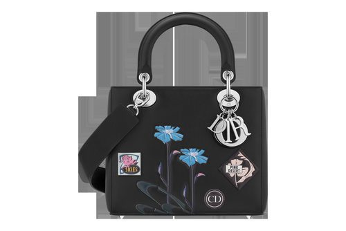 Bolso negro cuadrado pequeño de asa de la línea 'Dior Paradise'