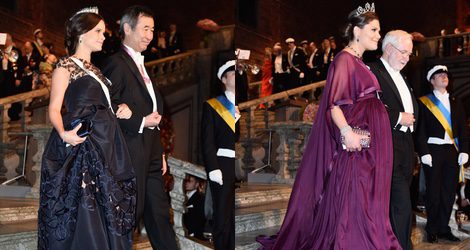Sofia Hellqvist luce embarazo en los Premios Nobel 2015