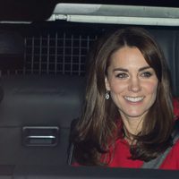 Kate Middleton en el almuerzo en Buckingham Palace por la Navidad 2015