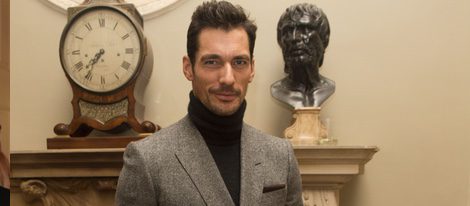 David Gandy en una fiesta de la London Collections Men en Londres