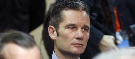 Iñaki Urdangarín en el interior del juicio por el Caso Nóos