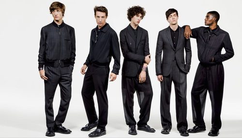Trajes total black de la nueva colección de Ermenegildo Zegna