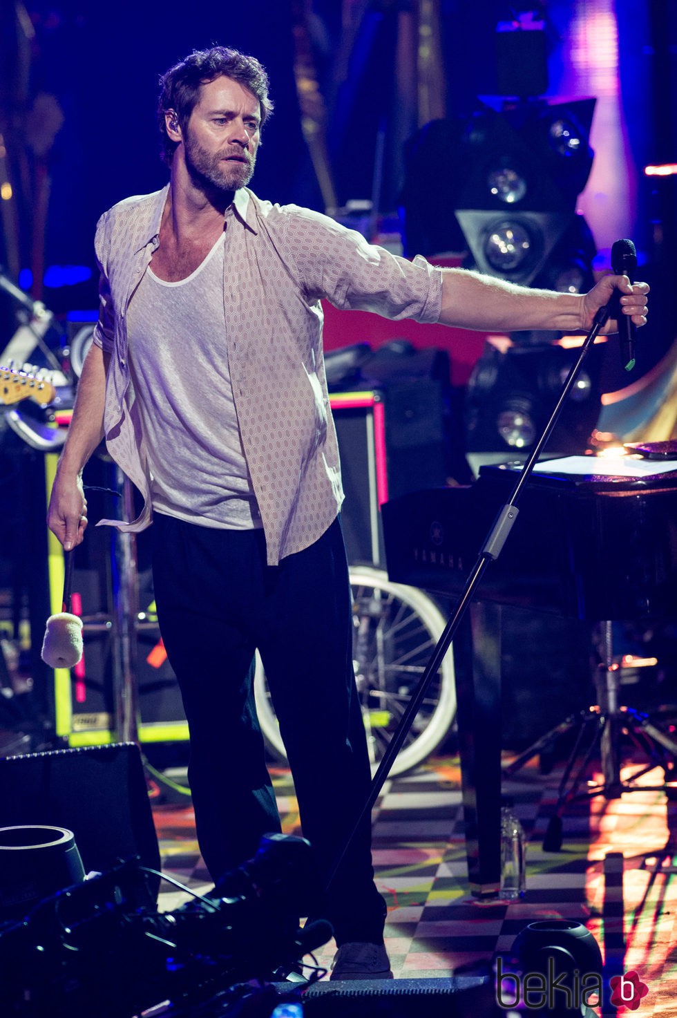 Howard Donald durante un concierto de Take That