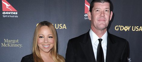 Mariah Carey y James Packer en la gala G'day EE.UU