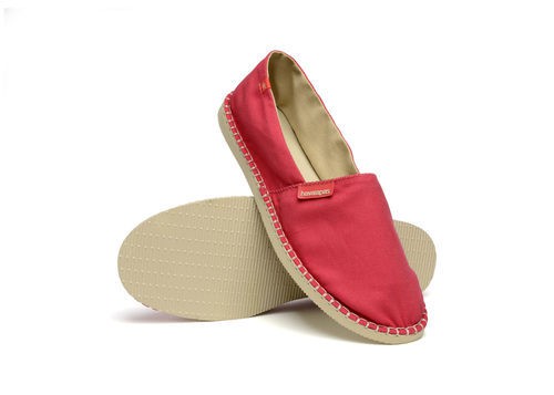 Alpargatas rojas de la colección Origine de Havaianas