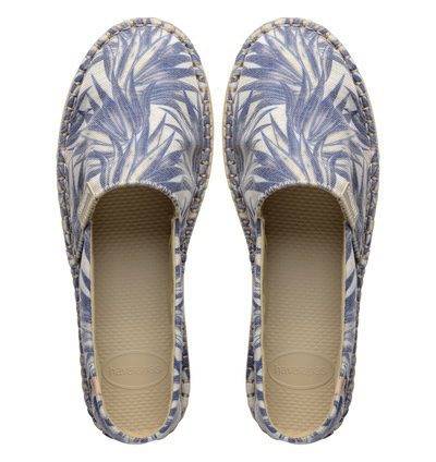 Alpargatas estampado vegetal de la colección Origine de Havaianas