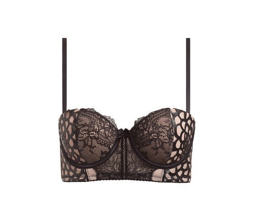 Sujetador con inserciones de piel y tono nude de la nueva colección ONE LOVE para San Valentín 2016 de Yamamay