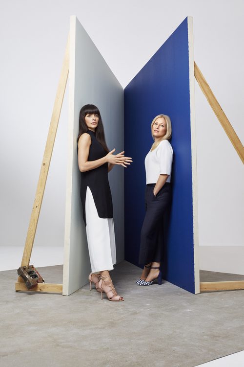 Natalia Barbieri y Jennifer Portman con modelos de la colección cápsula de L. K. Bennet y Bionda Casta