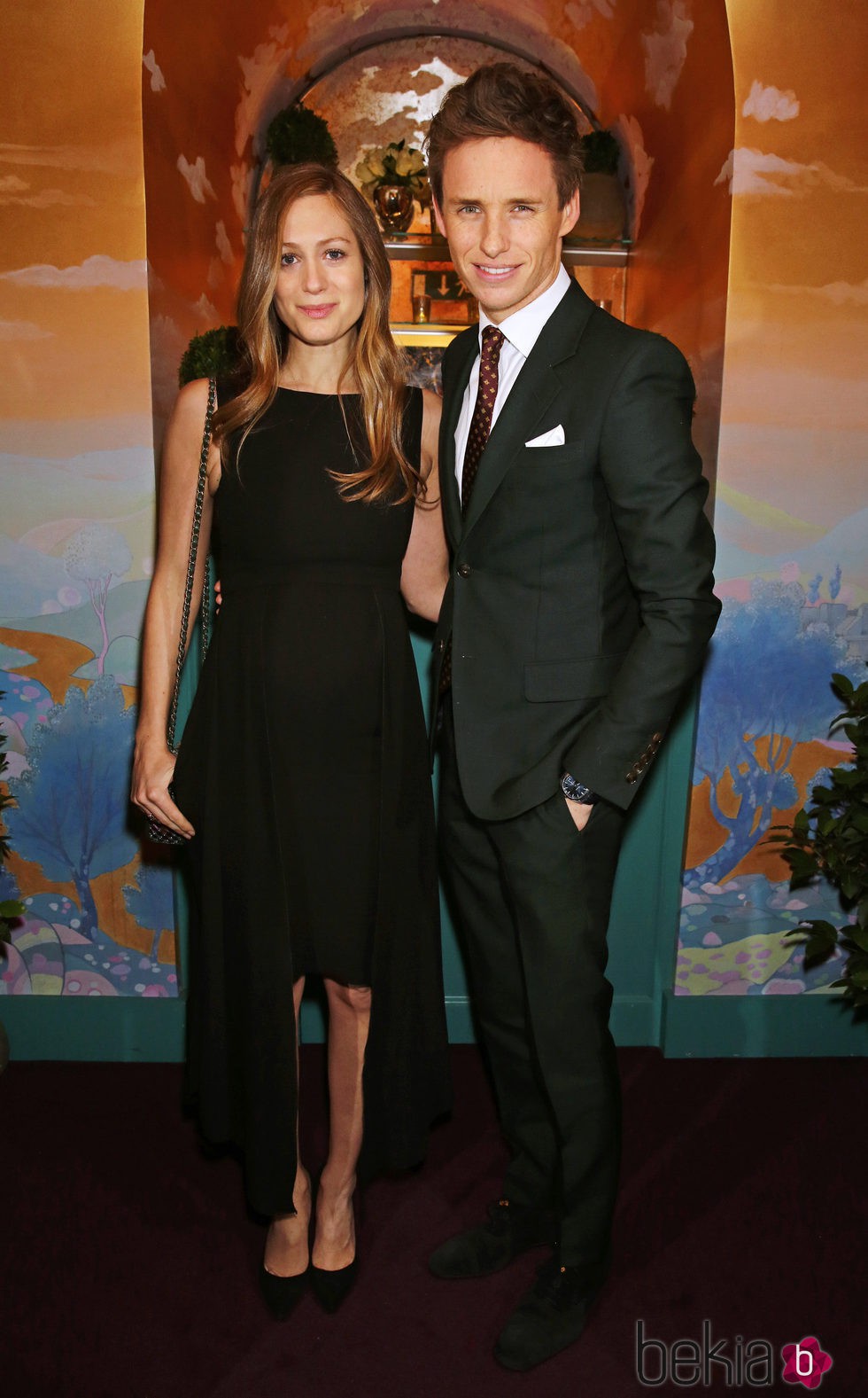 Eddie Redmayne y Hanna Bagshawe en la fiesta pre-Bafta 2016 de Charles Finch y Chanel