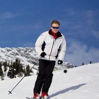 Guillermo Alejandro de Holanda esquiando en sus vacaciones de invierno en Austria