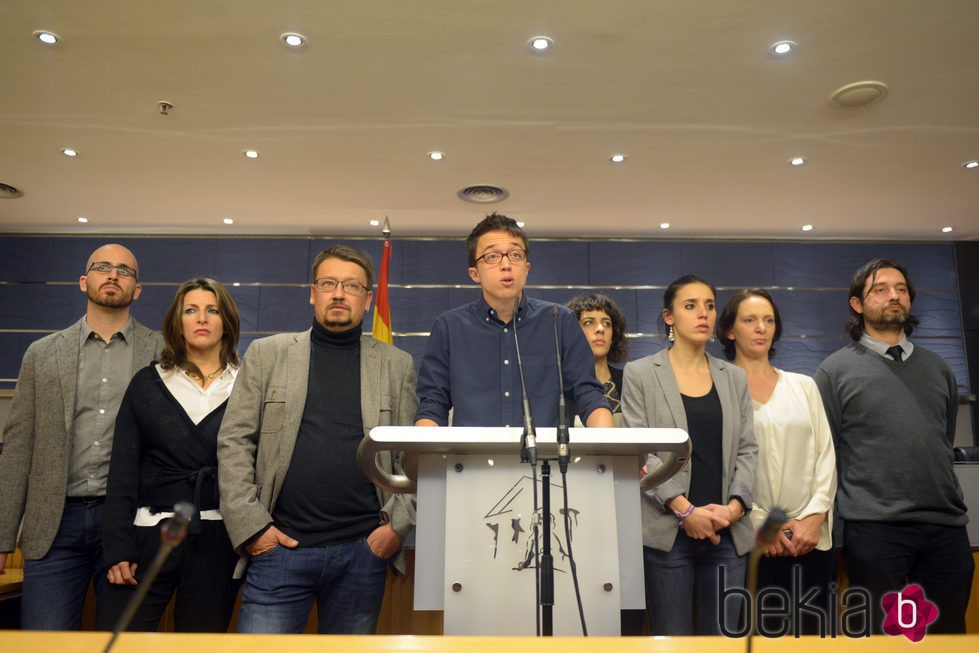Iñigo Errejón anuncia la ruptura de las negociaciones con el PSOE para la investidura