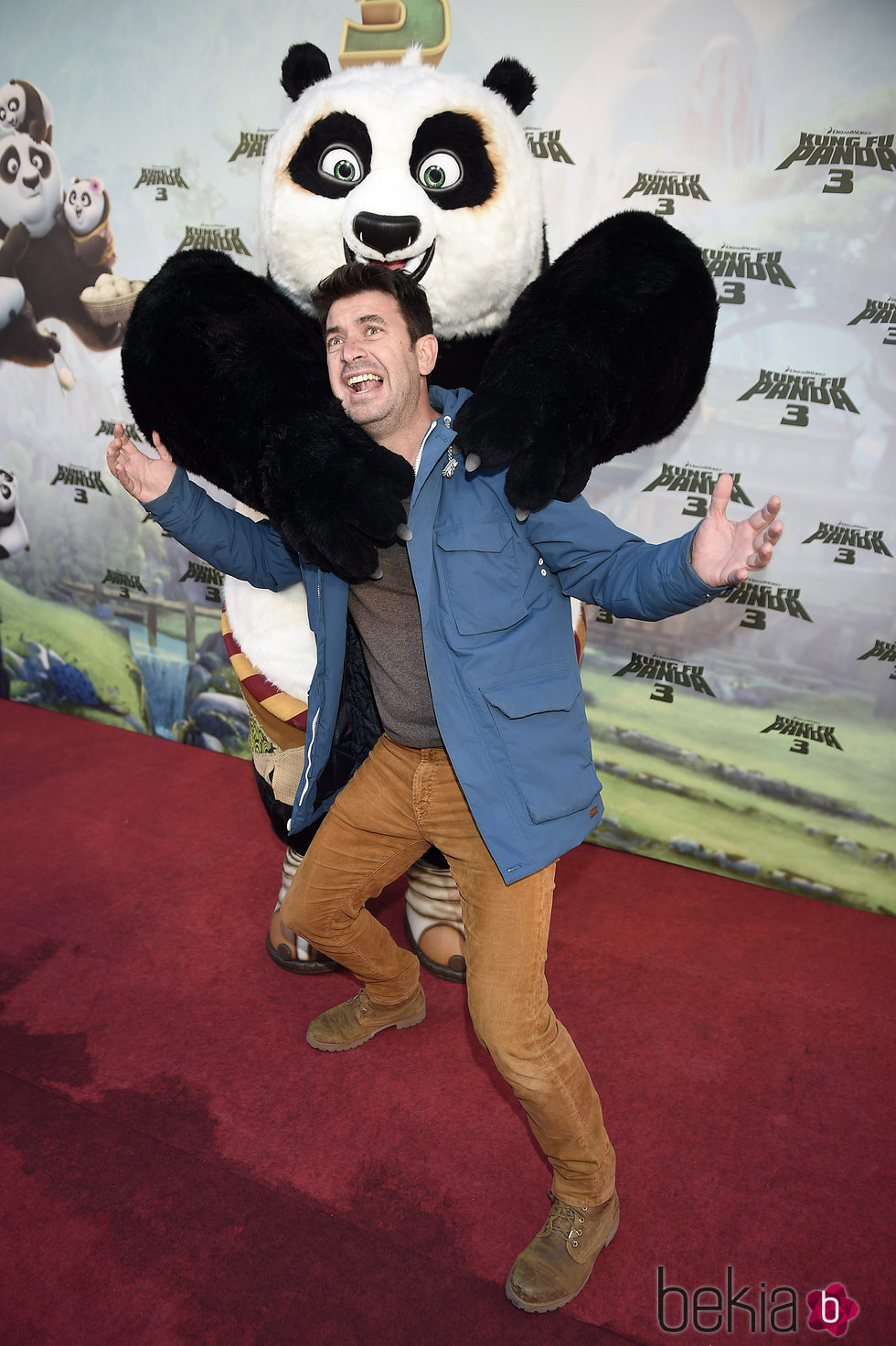 Arturo Valls en el estreno de 'Kung Fu Panda 3' en Madrid