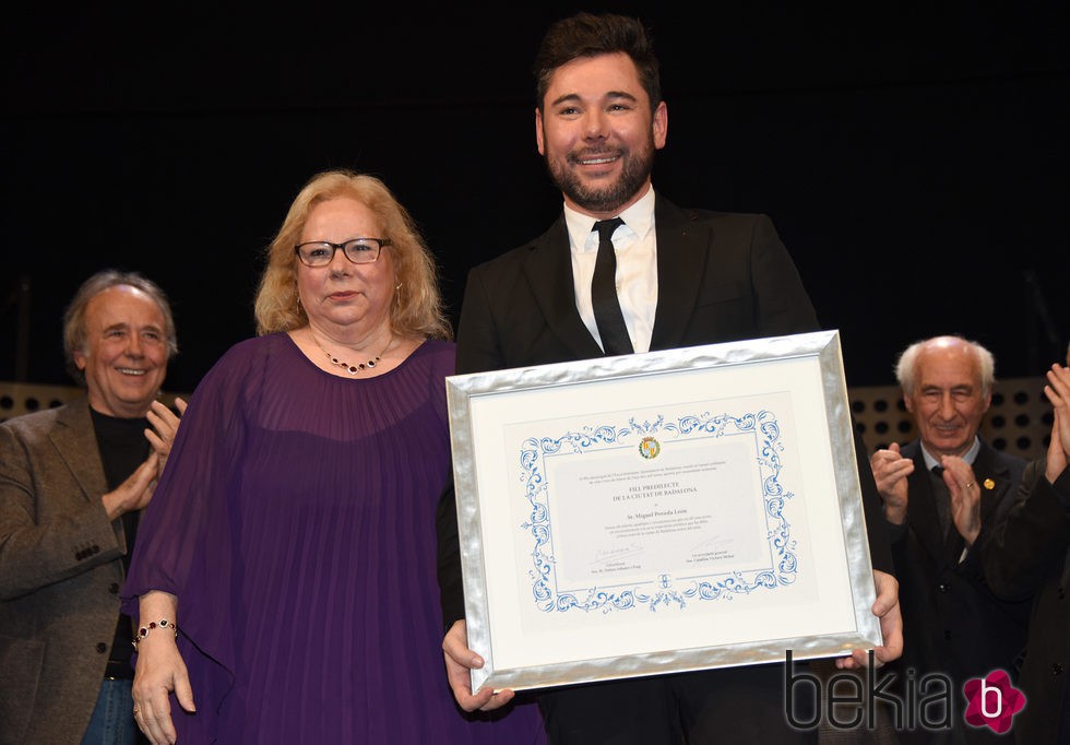 Miguel Poveda, nombrado hijo predilecto de Baladona