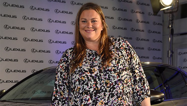 Caritina Goyanes en la presentación de un nuevo coche de alta gama en Madrid