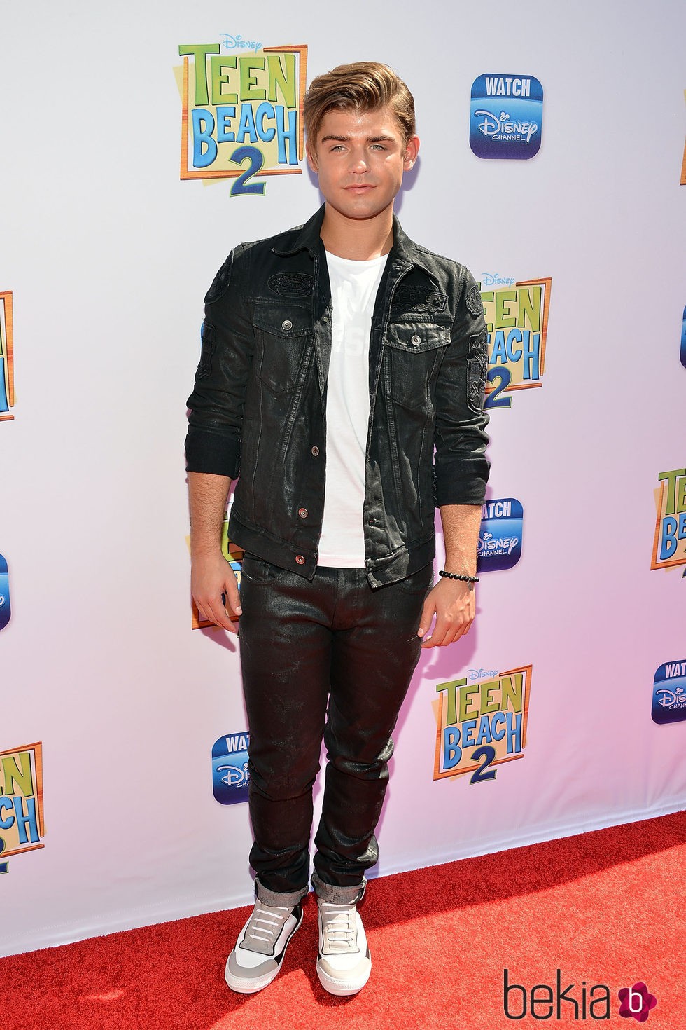 Garrett Clayton en la Premiere de 'Teen Beach 2' en Los Angeles