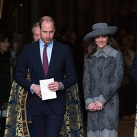 Los Duques de Cambridge en la misa por el Día de la Commonweath 2016