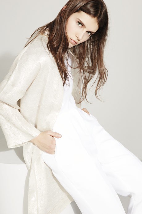 Conjunto blanco de la coleccion primavera/verano 2016 de Pedro del Hierro
