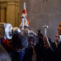 La Infanta Elena de Borbón en la Procesion del Cristo de los Alabarderos en Madrid 