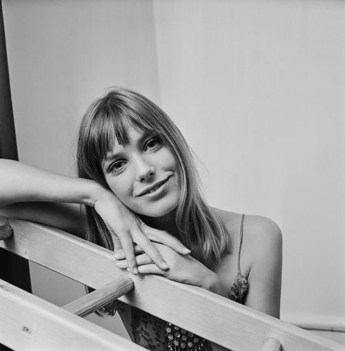 La icónica Jane Birkin en una foto tomada en 1967