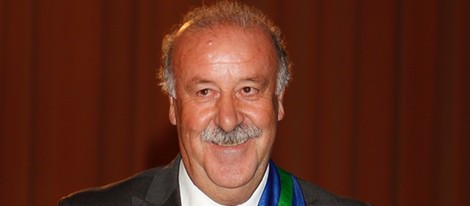 Vicente del Bosque en la entrega de las distinciones al Mérito Deportivo 2011