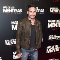 David de María en el estreno del musical 'Más de 100 mentiras'