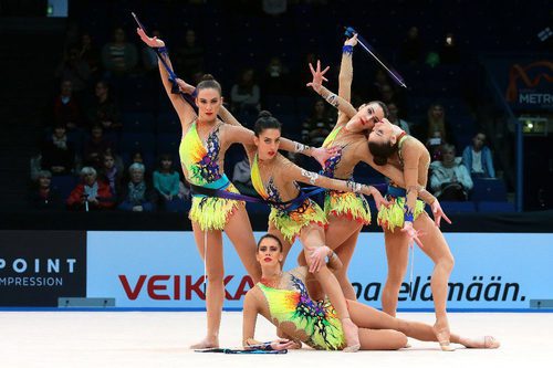 Equipo de gimnasia ritmica Español 2016