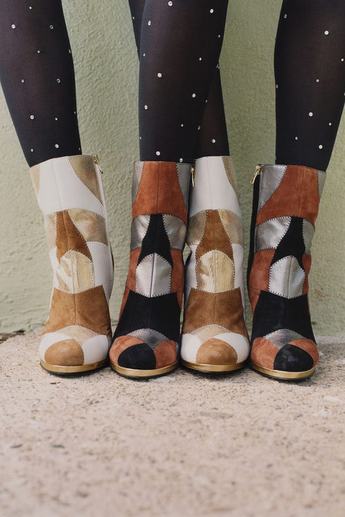 Botines de cuero y gamuza de rodarte para & Other Stories