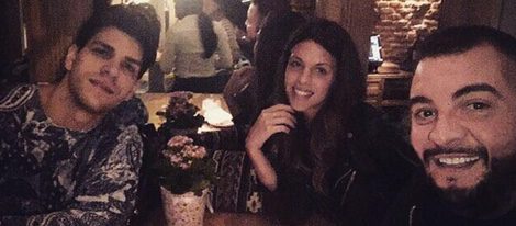 Laura Matamoros disfruta de una cena con su hermano Diego en Madrid