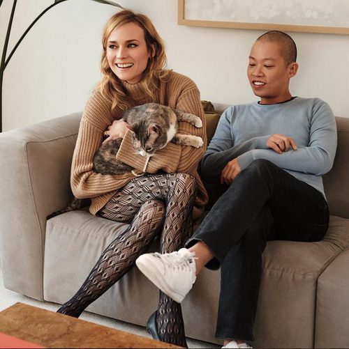 DIane Kruger con la nueva colección Grey de Jason Wu 