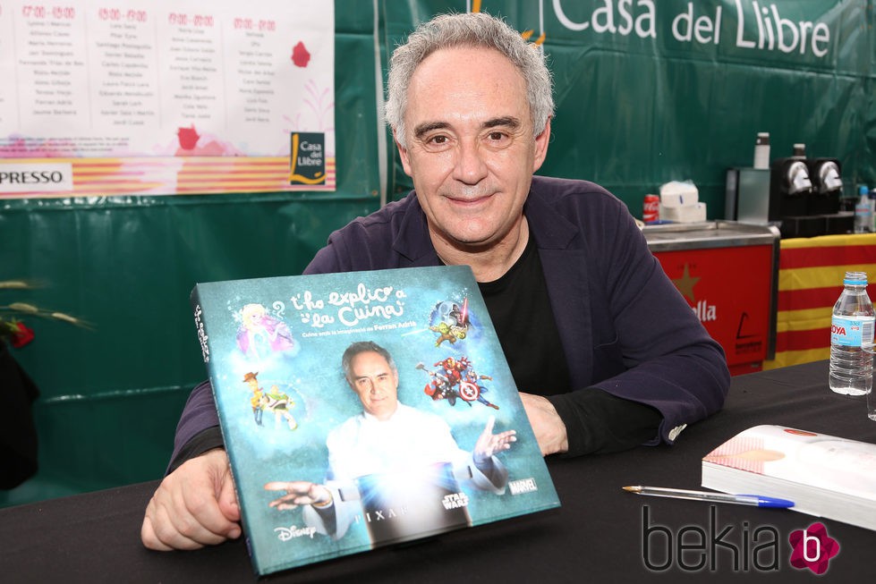 Ferrán Adriá en Sant Jordi 2016
