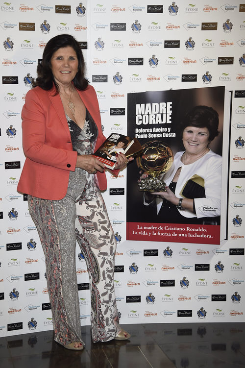 Dolores Aveiro en la presentación de su libro 'Madre coraje' en Madrid