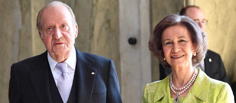 Don Juan Carlos Y doña Sofía en el Te Deum del 70 cumpleaños de Gustavo de Suecia