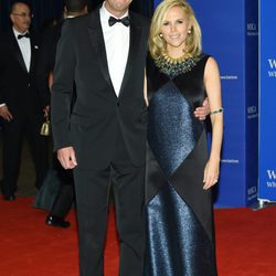 Pierre-Yves Roussel y Tory Burch en la Fiesta de Corresponsales 2016 en la Casa Blanca