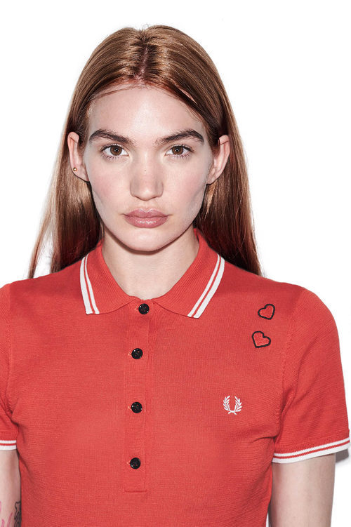 Look colección Fred Perry x Amy Winehouse para primavera/verano 2016