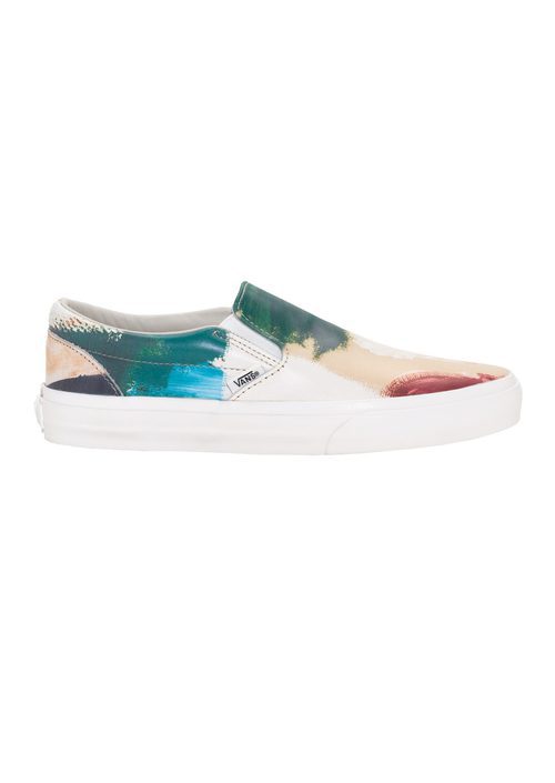Modelo Slip-on de cuero estampado de la colaboración entre Vans y & Other Stories