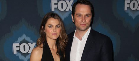 Keri Russell y Matthew Rhys en un evento de FOX
