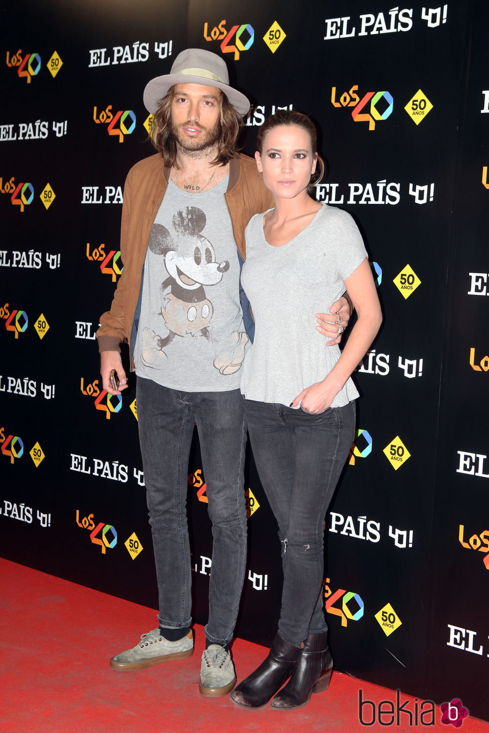 Ana Fernández y Adrián Roma en el concierto de Paul McCartney en Madrid