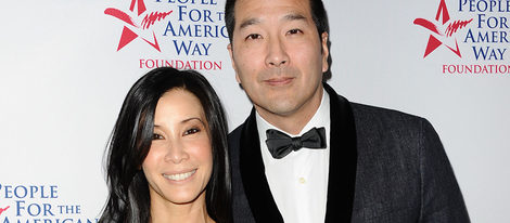 La periodista Lisa Ling y su marido en la cena de los premios 'Spirit Of Liberty'