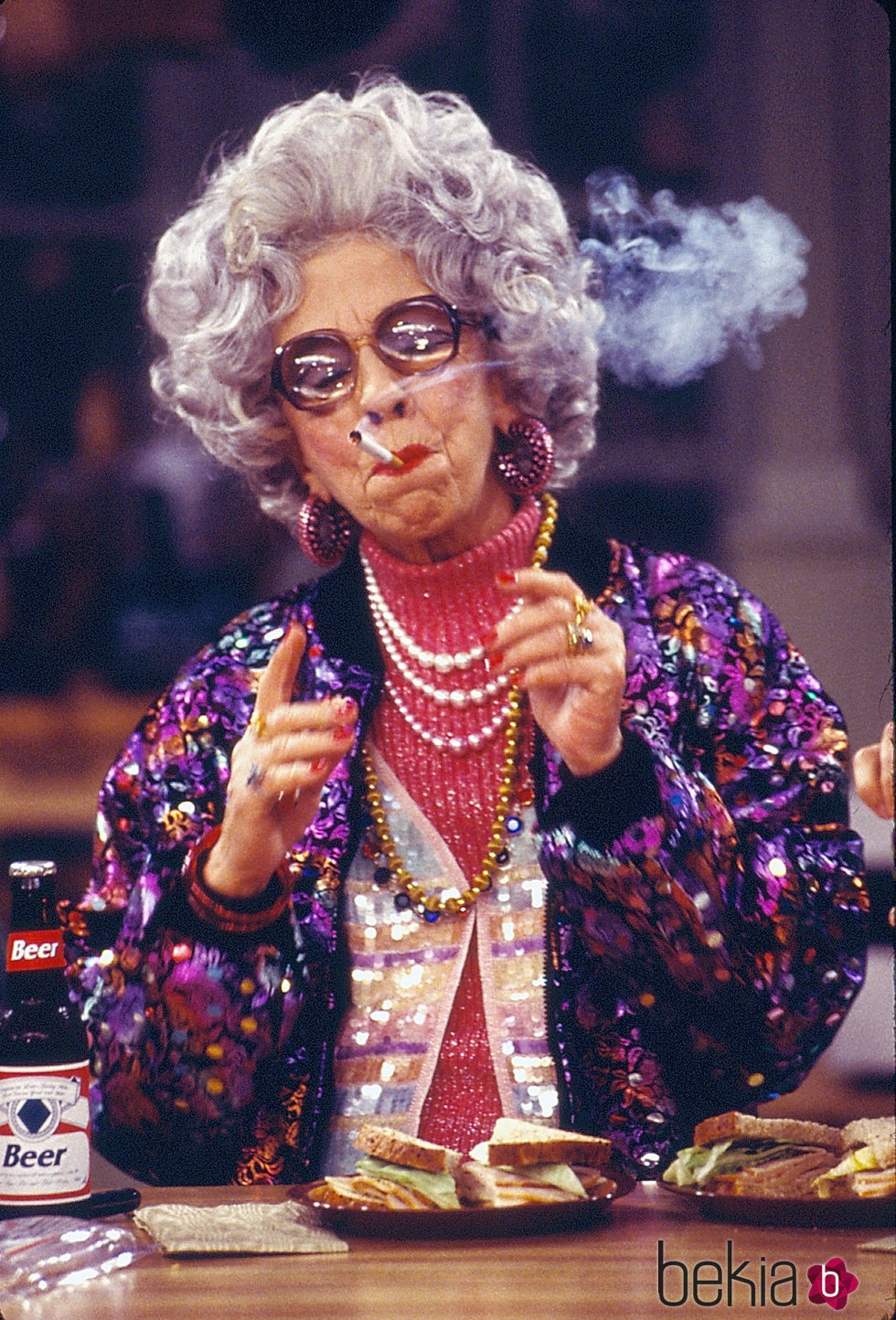 Ann Morgan Guilbert en su papel de Yetta