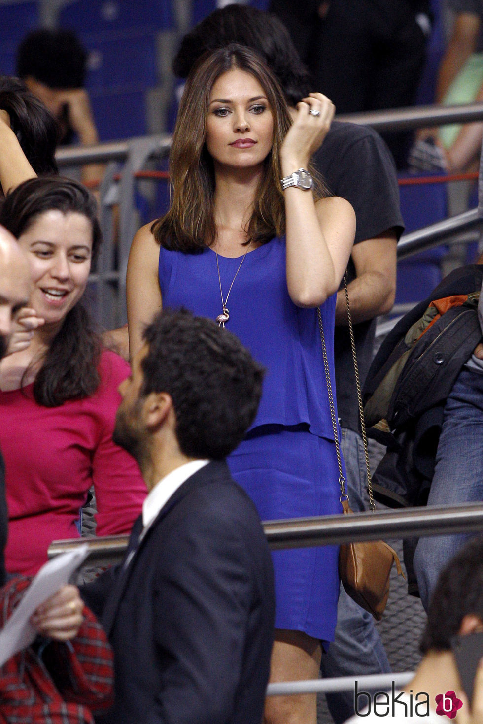 Helen Lindes en el tercer partido Real Madrid - Barcelona de la final de la ACB