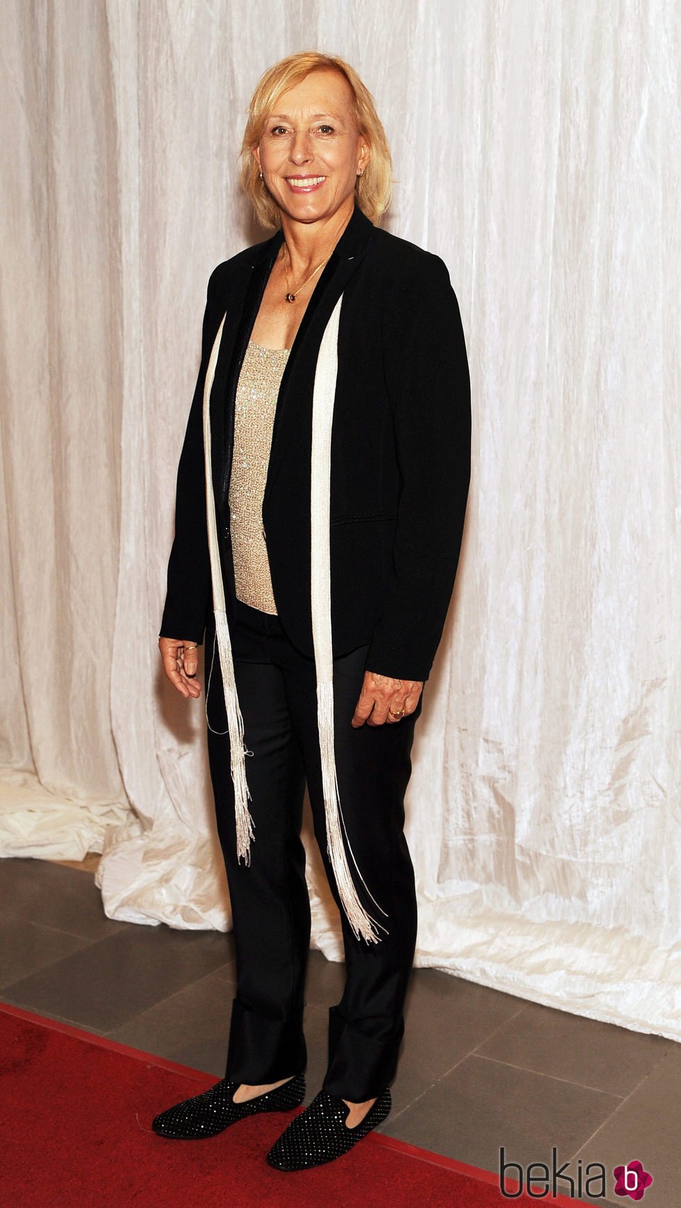 Martina Navratilova durante el 25º aniversario del ChrisEvert/RaymondJames