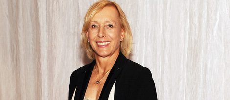 Martina Navratilova durante el 25º aniversario del ChrisEvert/RaymondJames