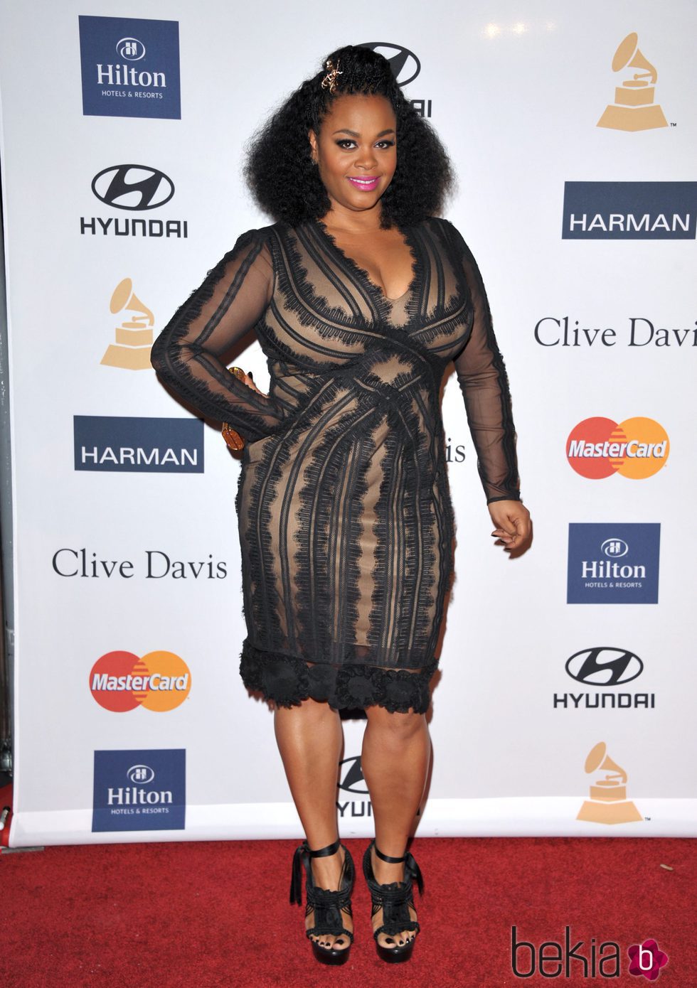 Jill Scott en la gala Clive Davis Pre-GRAMMY 2013