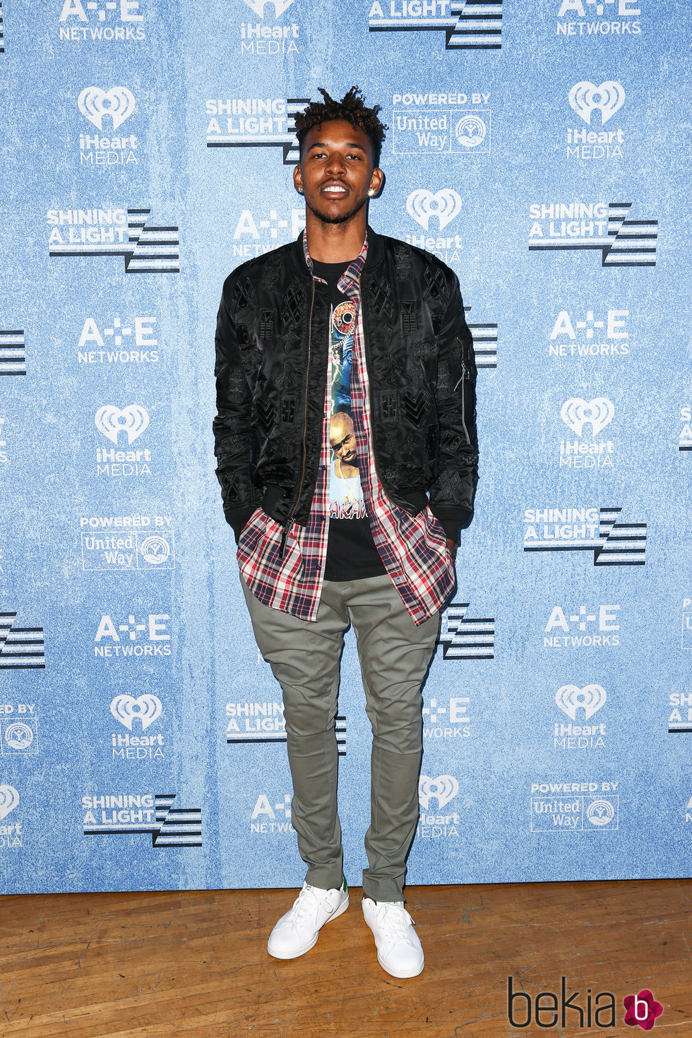 Nick Young en un concierto benéfico en Los Ángeles