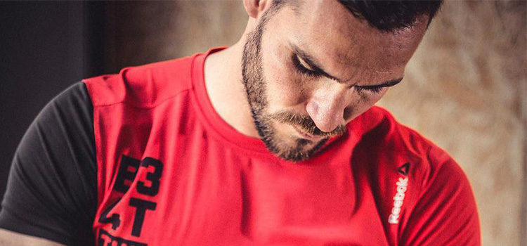 Saul Craviotto posa para una campaña de Reebok