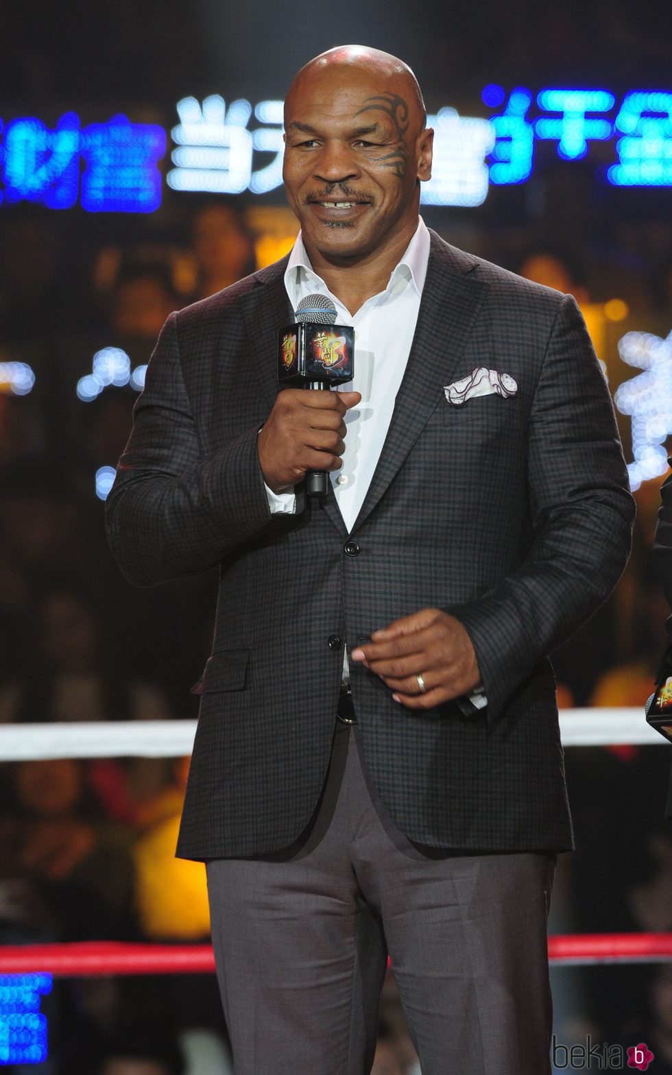 Mike Tyson en la premiere en Shanghai de la película de 'Ip Man 3'